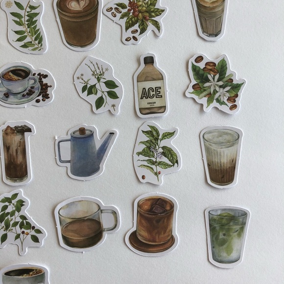 🌻10/$10🌻 Coffee/Drink Assortment Journal Stickers - Picture 7 of 8